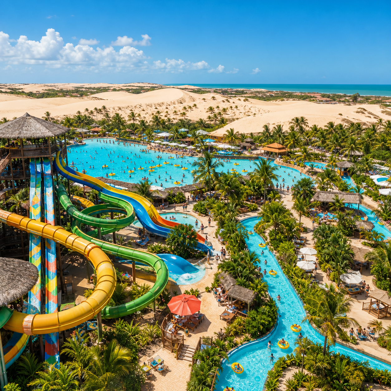 Parques aquaticos nordeste - melhores parques aquaticos do nordeste brasileiro