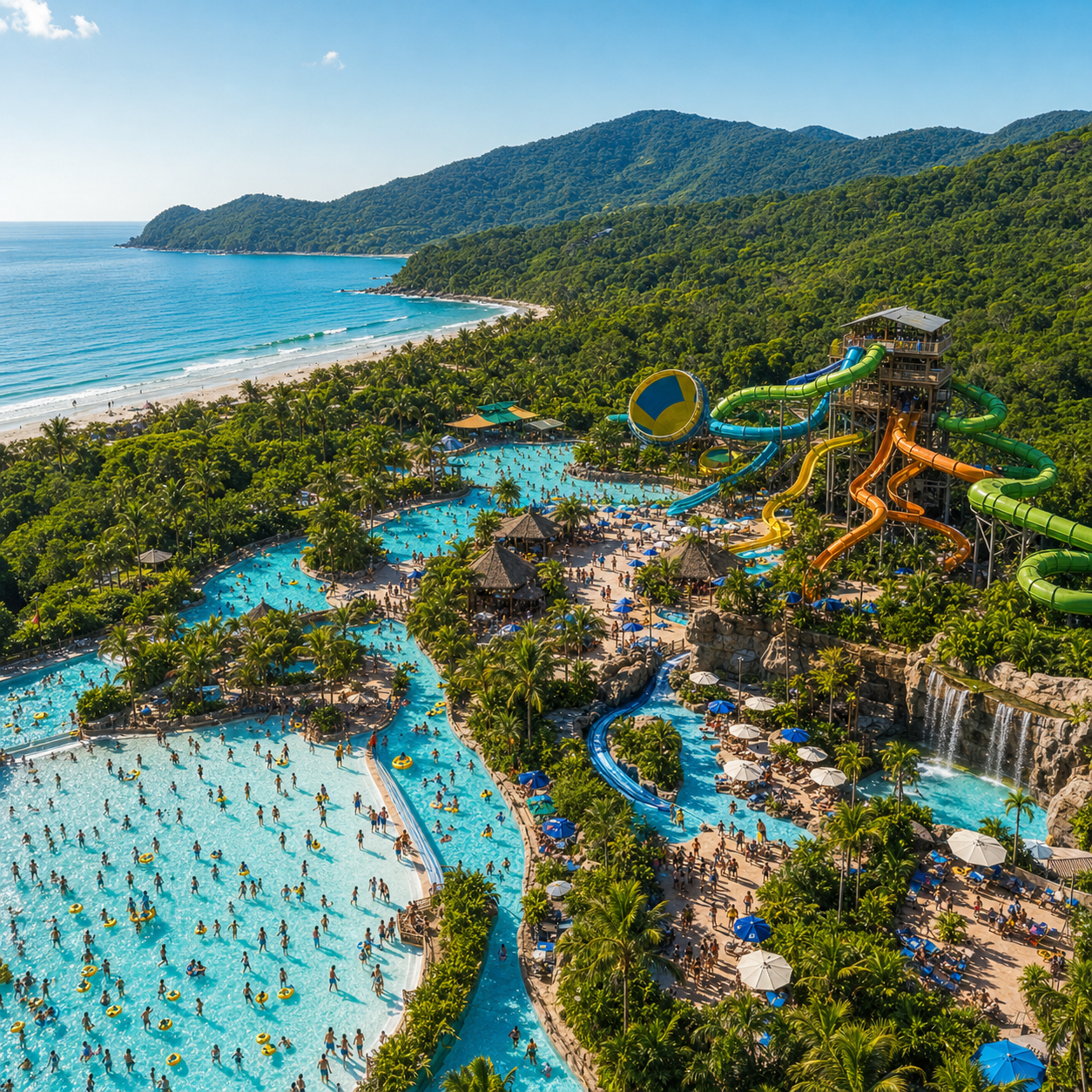 Parques aquaticos Santa Catarina - melhores parques de SC